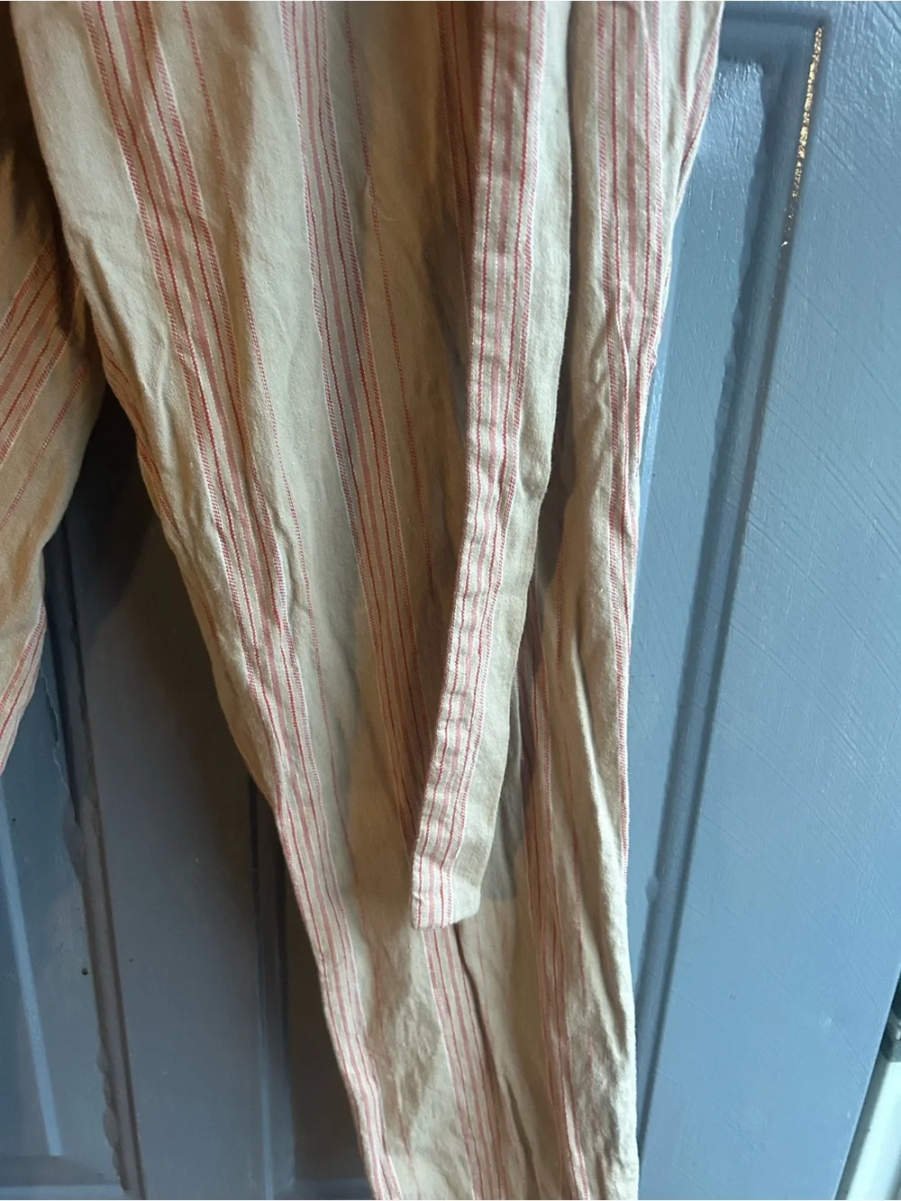 Banana Republic Avery Women's Striped Ankle Pants Multicolor, Size 12 4 Pockets